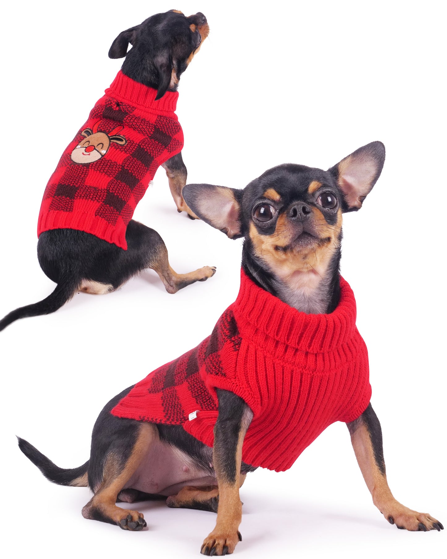 Frienperro Reindeer Dog Sweaters