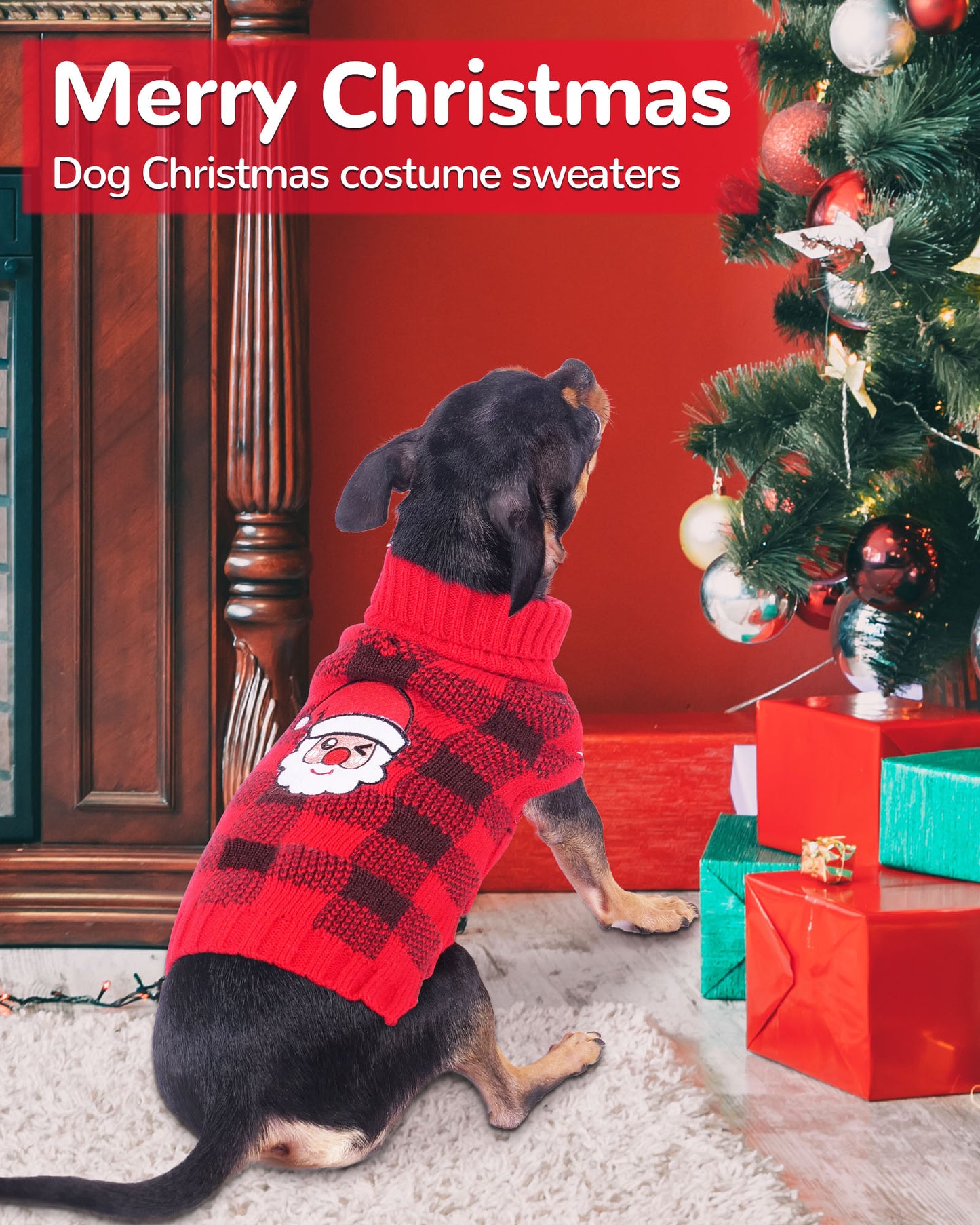 Frienperro Santa Dog Sweaters