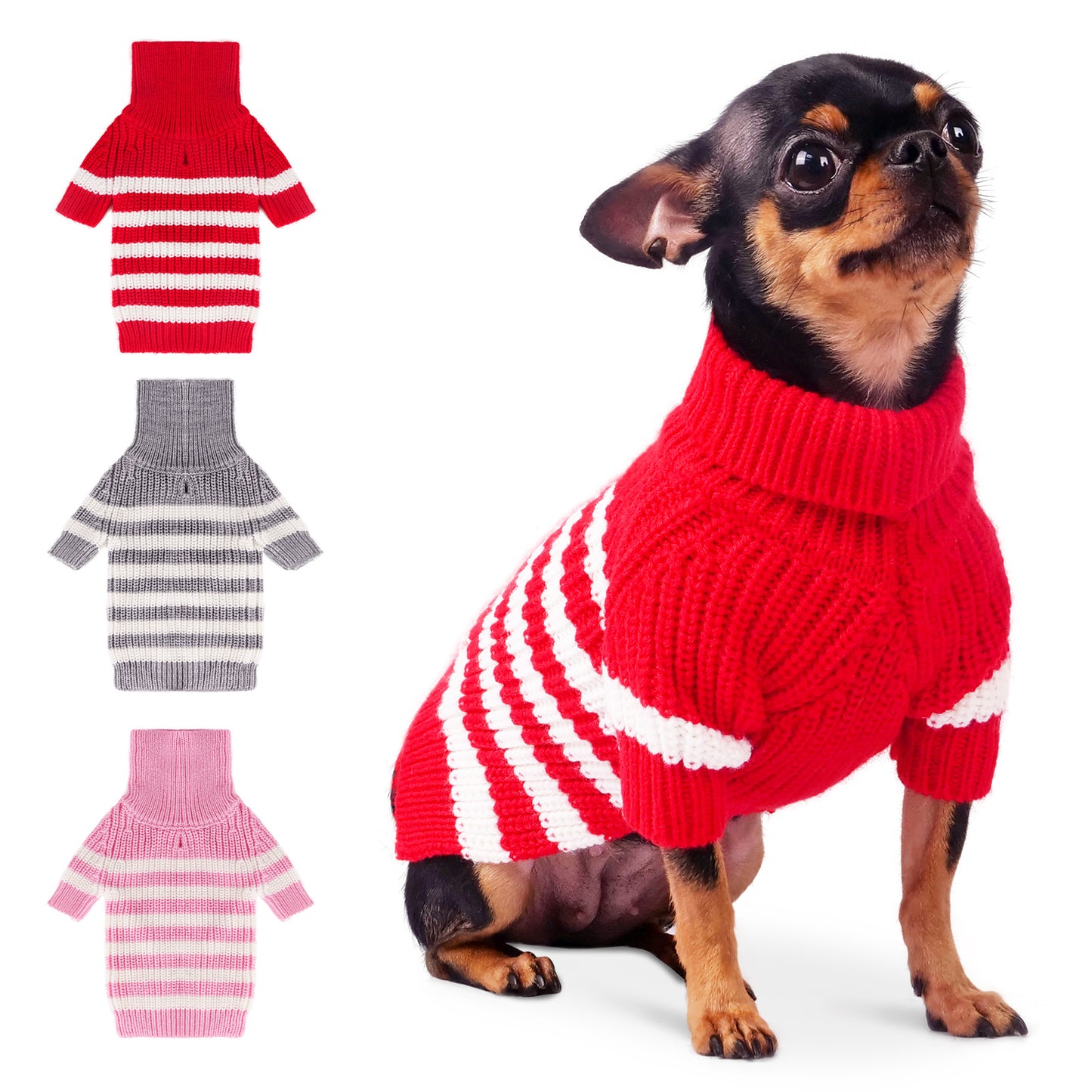 Frienperro Striped Puppy Sweater